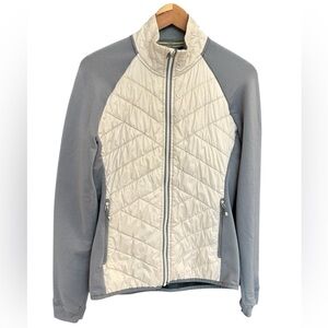 Smartwool M GUC Smartloft double propulsion W Gray and Cream Quilted Jacket